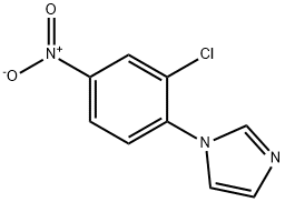 1-(2-氯-4-硝基-苯基)咪唑, 862776-43-0, 结构式