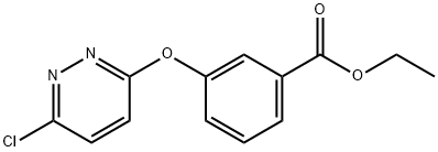 3-((6-氯哒嗪-3-基)氧基)苯甲酸乙酯,862821-18-9,结构式