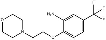 2-[2-(4-吗啉基)乙氧基]-5-(三氟甲基)-苯胺,862873-92-5,结构式