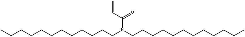 2-Propenamide, N,N-didodecyl- Struktur