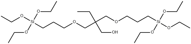 2,2 - 双(3 - 三乙氧硅烷基丙基甲基)丁醇 结构式