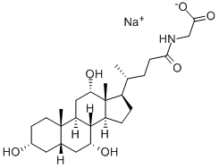 甘氨胆酸钠,863-57-0,结构式