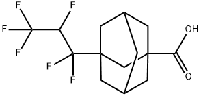 3-(1,1,2,3,3,3-HEXAFLUOROPROPYL)ADAMANTANE-1-CARBOXYLIC ACID Structure