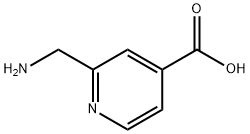 2-(氨基乙基)-吡啶-4-羧酸 结构式