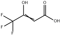 2-Butenoic  acid,  4,4,4-trifluoro-3-hydroxy- Structure