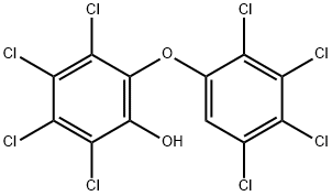 2,3,4,5-tetrachloro-6-(2,3,4,5-tetrachlorophenoxy)phenol Structure