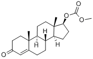 1-testosterone methyl carbonate,86306-64-1,结构式