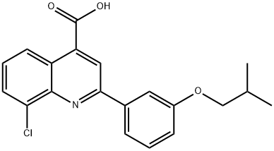 8-CHLORO-2-(3-ISOBUTOXYPHENYL)QUINOLINE-4-CARBOXYLIC ACID|