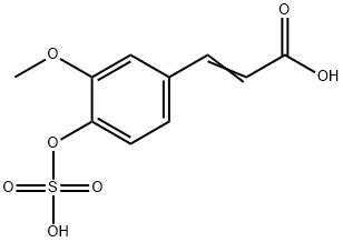 3-[3-Methoxy-4-(sulfooxy)phenyl]-2-propenoic Acid|阿魏酸4-O-硫酸二钠盐