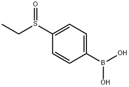 4-ETHYLSULFINYLPHENYLBORONIC ACID Struktur