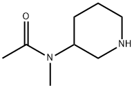 3-(N-ACETYL-N-METHYLAMINO)PIPERIDINE, 863248-45-7, 结构式