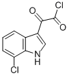 7-CHLORO-ALPHA-OXO-1H-INDOLE-3-ACETYL CHLORIDE Struktur