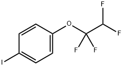 1-Iodo-4-(1,1,2,2-tetrafluoroethoxy)benzene, 4-Iodophenyl 1,1,2,2-tetrafluoroethyl ether Structure