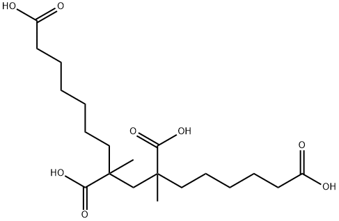 6,8-Dimethyl-1,6,8,14-tetradecanetetracarboxylic acid Structure