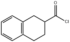 2-NAPHTHALENECARBONYL CHLORIDE,1,2,3,4-TETRAHYDRO- Struktur