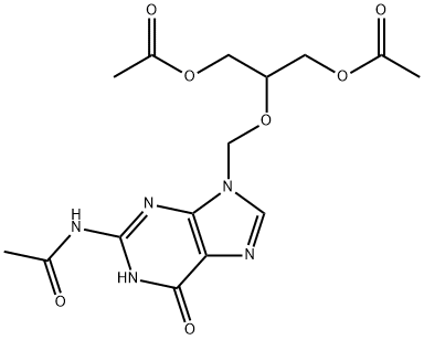 三乙酰更昔洛韦,86357-14-4,结构式
