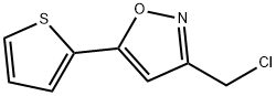 3-(氯甲基)-5-噻吩-2-基异唑,863669-57-2,结构式