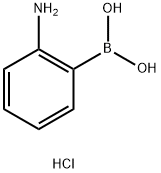 2-アミノフェニルボロン酸, 塩酸塩 化学構造式