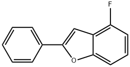 4-FLUORO-2-PHENYLBENZOFURAN 化学構造式