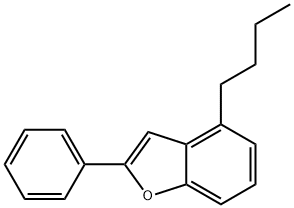 4-BUTYL-2-PHENYLBENZOFURAN,863870-96-6,结构式