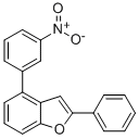 4-(3-NITROPHENYL)-2-PHENYLBENZOFURAN Struktur