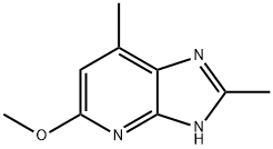 3H-Imidazo[4,5-b]pyridine,  5-methoxy-2,7-dimethyl- 化学構造式