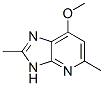 3H-Imidazo[4,5-b]pyridine,  7-methoxy-2,5-dimethyl- Structure