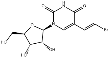 5-(2-bromovinyl)uridine Structure