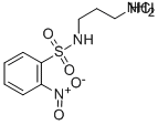 N-(3-氨丙基)-2-硝基苯磺酰胺盐酸盐,863983-46-4,结构式