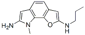 8H-Furo[3,2-g]indole-2,7-diamine,  8-methyl-N2-propyl- 结构式