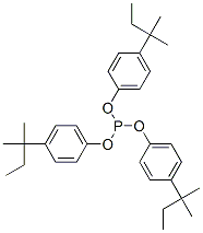TRIS(P-TERT-PENTYLPHENYL) PHOSPHITE,864-56-2,结构式