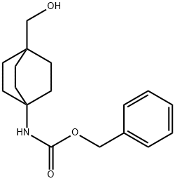 (4-(羟甲基)双环[2.2.2]辛基-1-基)氨基甲酸苄酯,864063-55-8,结构式