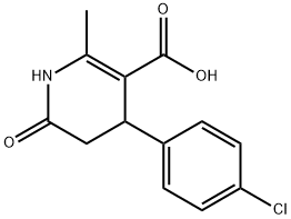 1,4,5,6-Tetrahydro-2-methyl-6-oxo-4-(4-chlorophenyl)-3-pyridinecarboxylic acid|