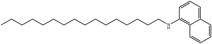 N-naphthalen-1-ylhexadecan-1-amine Structure