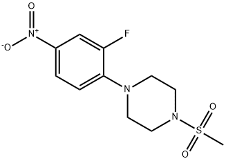 1-(2-fluoro-4-nitrophenyl)-4-(methylsulfonyl)piperazine|