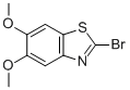 2-溴-5,6-二甲氧基苯并[D]噻唑,864169-36-8,结构式