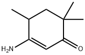 2-Cyclohexen-1-one,  3-amino-4,6,6-trimethyl- 化学構造式