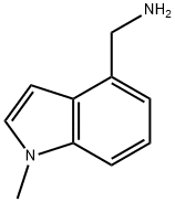 (1-甲基-1H-吲哚)甲胺 结构式