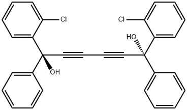 86436-19-3 (+)-1,6-双-(2-氯苯基)-1,6-二苯基-2,4-己二炔-1,6-二醇