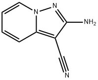 Pyrazolo[1,5-a]pyridine-3-carbonitrile,  2-amino- Structure