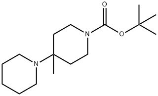 N-BOC-4'-メチル-[1,4']ビピペリジニル 化学構造式