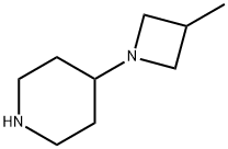 4-(3-METHYLAZETIDIN-1-YL)PIPERIDINE Structure