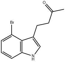 2-BUTANONE,4-(4-BROMO-1H-INDOL-3-YL)- Structure