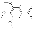 2-FLUORO-3,4,5-TRIMETHOXY-BENZOIC ACID METHYL ESTER 化学構造式