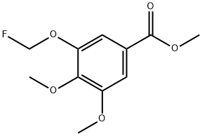 3-FLUOROMETHOXY-4,5-DIMETHOXY-BENZOIC ACID METHYL ESTER Structure