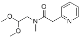 N-(2,2-DIMETHOXY-ETHYL)-N-METHYL-2-PYRIDIN-2-YL-ACETAMIDE 结构式
