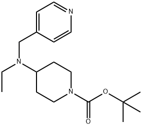 1-BOC-4-(ETHYL-PYRIDIN-4'-YLMETHYL-AMINO)-PIPERIDINE Structure
