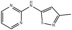 (3-METHYL-ISOTHIAZOL-5-YL)-PYRIMIDIN-2-YL-AMINE,864685-17-6,结构式