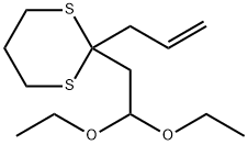 2-ALLYL-2-(2,2-DIETHOXYETHYL)-1,3-DITHIANE,864685-35-8,结构式
