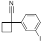 1-(3-IODOPHENYL)-CYCLOBUTANECARBONITRILE Struktur